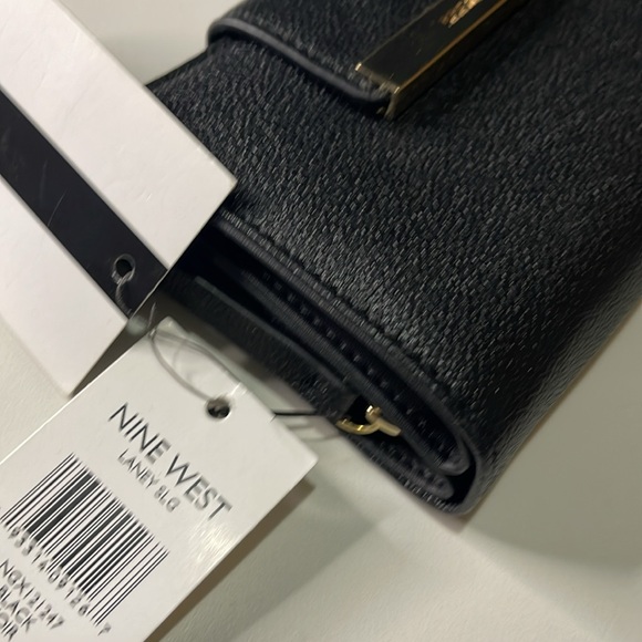 Nine West Black SLG French Wallet - Picture 8 of 8